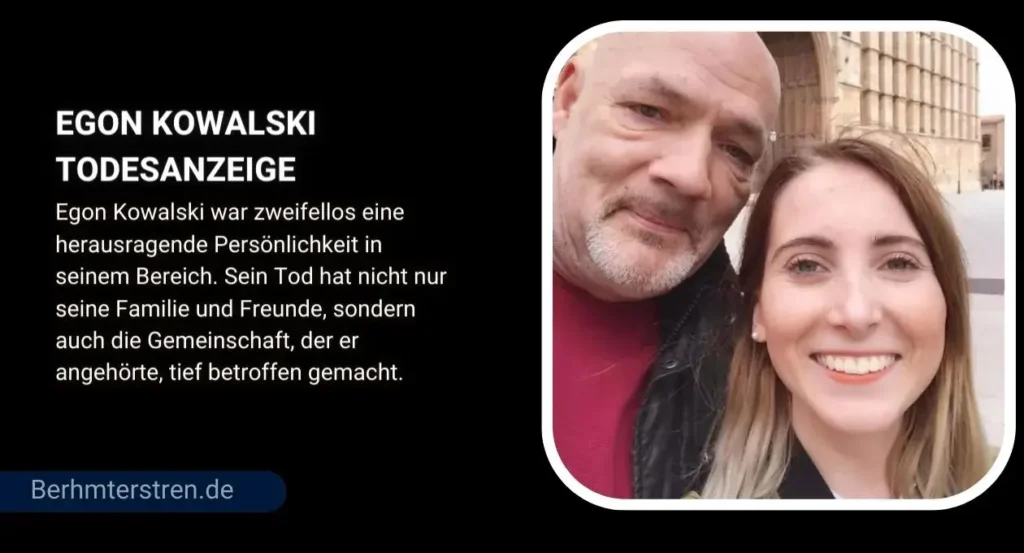 Egon Kowalski Todesursache