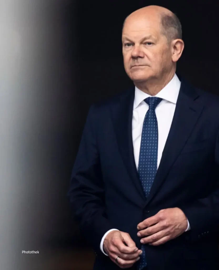  Olaf Scholz mit Druck