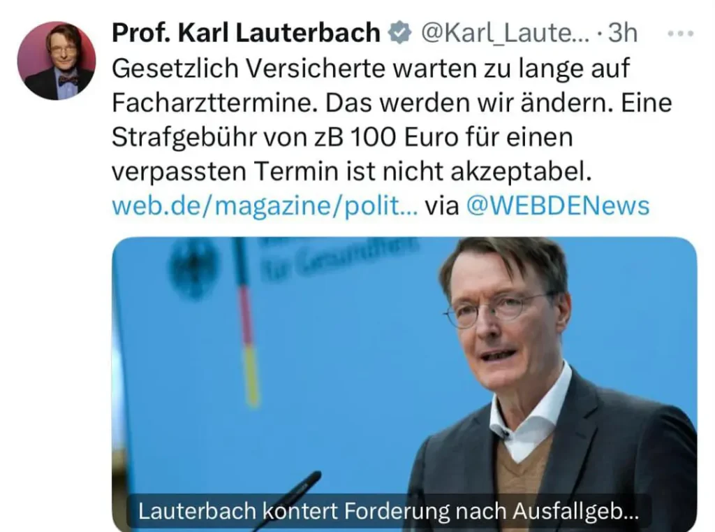 Lauterbach als Vater