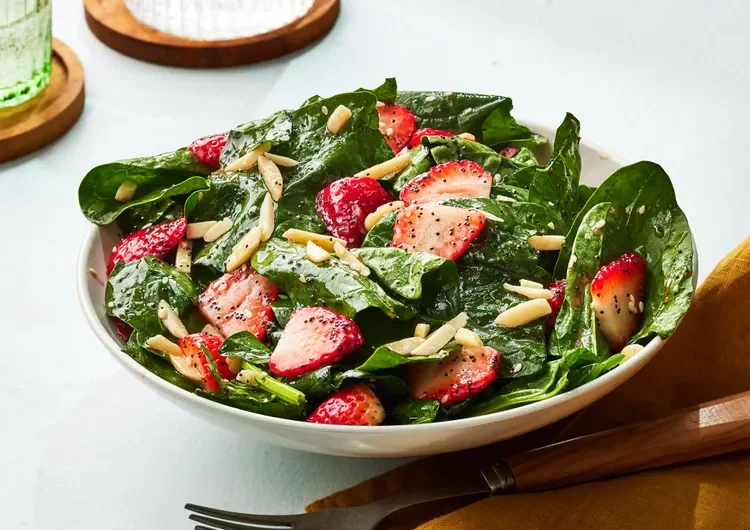 Strawberry Spinach Salad